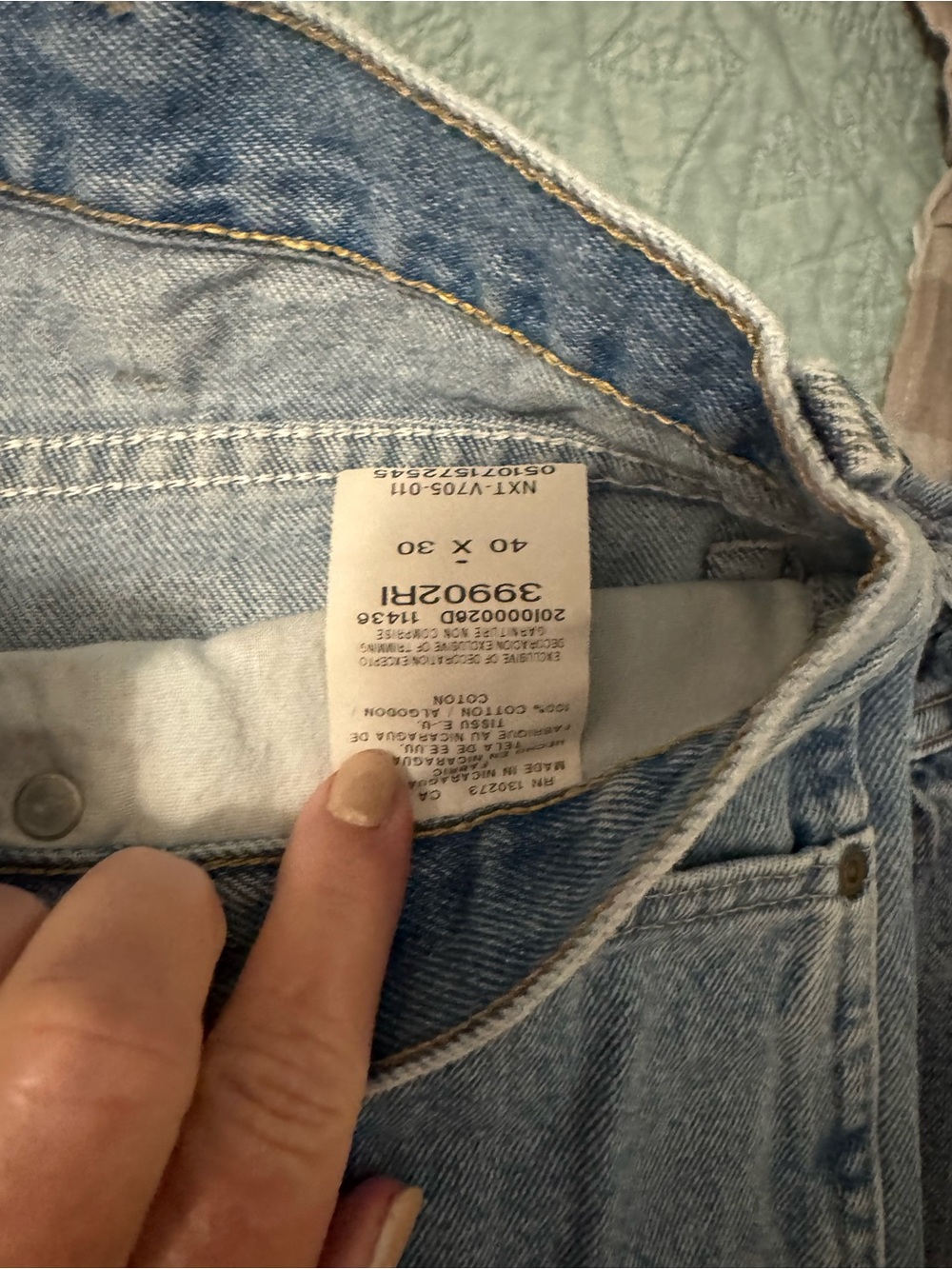 Wrangler Men’s Light Blue Relaxed Jeans